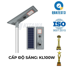 [100W] Đèn Liền Thể Năng Lượng Mặt Trời 100W Kitawa LT13100