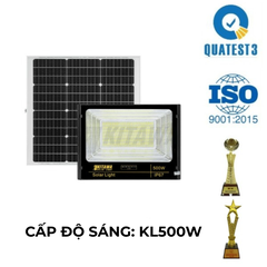 Đèn Pha Năng Lượng Mặt Trời Kitawa 500W siêu bền - DP1500