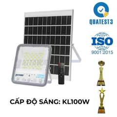 Đèn Pha Năng Lượng Mặt Trời 100W Kitawa - DP11100