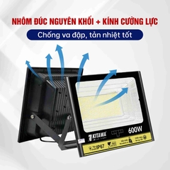 Đèn Pha Năng Lượng Mặt Trời 600W Chống Nước IP67 - BDP27.600