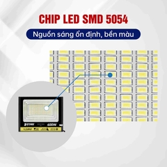 Đèn Pha Năng Lượng Mặt Trời 600W Chống Nước IP67 - BDP27.600