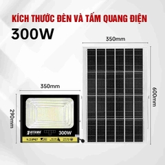 Đèn Pha Năng Lượng Mặt Trời 600W Chống Nước IP67 - BDP27.600