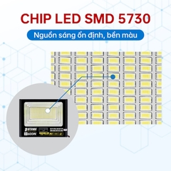 Đèn Pha Năng Lượng Mặt Trời 200W Lite BDP26.200 KITAWA Chống Nước IP67