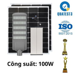 Đèn Đường Công Trình Năng Lượng Mặt Trời 100W Chống Nước CT.BC16.100
