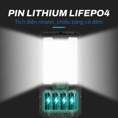 Đèn Đường Liền Thể Năng Lượng Mặt Trời 500W LT19.500 Chống Nước Cao