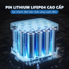 Đèn Đường Năng Lượng Mặt Trời 600W KITAWA Siêu Sáng - ST8600