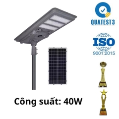 Đèn liền thể công trình năng lượng mặt trời 40W CT.LT16.40 KITAWA