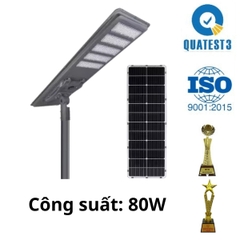 Đèn liền thể công trình năng lượng mặt trời 80W CT.LT16.80 KITAWA
