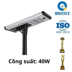 Đèn Liền Thể Công Trình Năng Lượng Mặt Trời 40W KITAWA CT.LT13.40