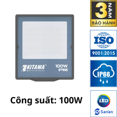 Đèn Pha LED Điện 100W Siêu Sáng KITAWA - AC.DP09.100