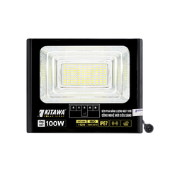Đèn Pha Năng Lượng Mặt Trời 100W Lite BDP26.100 KITAWA Chống Nước IP67