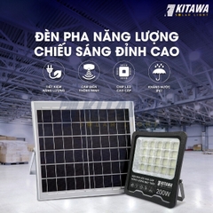 Đèn Pha Năng Lượng Mặt Trời 200W KITAWA - DP17.200
