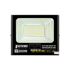Đèn Pha Năng Lượng Mặt Trời 200W Lite BDP26.200 KITAWA Chống Nước IP67