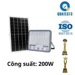 Đèn Pha Chống Chói Năng Lượng Mặt Trời 200W KITAWA - DP15.200