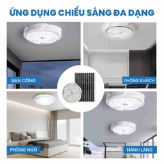 Đèn Ốp Trần Năng Lượng Mặt Trời 600W OP3600 Ba Chế Độ Ánh Sáng
