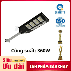 [360W] Đèn Đường Năng Lượng Mặt Trời Liền Thể 2 Cánh Kitawa 360W LT5360