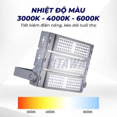 Đèn pha LED điện 100W Chip LED PHILIPS Siêu Sáng KITAWA - AC.DP07.100