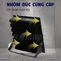 Đèn Pha LED Điện 300W KITAWA Chip LED COB 5054 - AC.DP03.300
