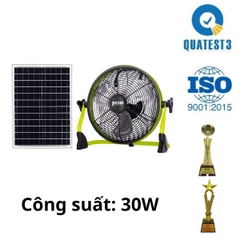 Quạt Chân Quỳ Năng Lượng Mặt Trời 30W Thông Minh KITAWA - KQ14.30