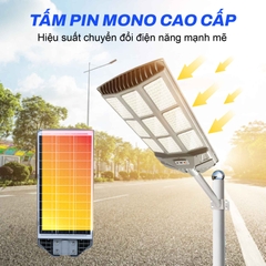 Đèn Liền Thể Năng Lượng Mặt Trời 600W Chính Hãng KITAWA LT18.600 Chiếu Sáng Mạnh Mẽ
