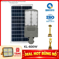 Đèn Đường Năng Lượng Mặt Trời 600W KITAWA Siêu Sáng - BC10600