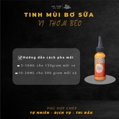 Combo 4 chai Hương Liệu Câu Cá Dịch vụ - Tự Nhiên - Thi Đấu (Trái cây, Hắc Thủy, Caramel, Bơ Sữa)