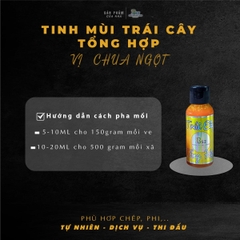Combo 4 chai Hương Liệu Câu Cá Dịch vụ - Tự Nhiên - Thi Đấu (Trái cây, Hắc Thủy, Caramel, Bơ Sữa)