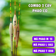 [Combo 3 Cây Phao Cỏ] Mã Phao M-13, T-008, L-002 Phom Cỏ, Tín Hiệu Tốt, Tăm Phao Sáng