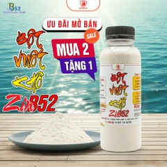 [MUA 2 CHAI TẶNG 1] Bột Vuốt Khô Zinb52 - Hỗ Trợ Liên Kết Mồi, Tạo Sợi - Vuốt Mồi Dễ Dàng - Câu Cá Tốc Độ - Không Dính Tay