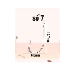[MUA 100 TẶNG 100] Lưỡi Câu Cá Siêu Cường Thế Hệ 2 Cải Tiến - Không Gỉ, Gọng Cứng Chắc, Giữ Cá Tốt (số 7, số 8, số 9, số 10) ANH EM GHI CHÚ SIZE TẶNG NHÉ