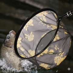 Cán Vợt CarBon - Cán Vợt Cá Size 2M1 - Nhẹ - Khỏe Phù Hợp Mọi Loại Vợt Trên Thị Trường