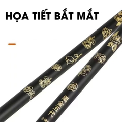 Cán Vợt CarBon - Cán Vợt Cá Size 2M1 - Nhẹ - Khỏe Phù Hợp Mọi Loại Vợt Trên Thị Trường