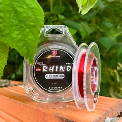 [COMBO TRỤC THẺO TẶNG 100 LƯỠI] Dây câu cá Trục, Thẻo Rhino Chất liệu Nylon Dài 50m Tặng 100 Lưỡi Siêu Cường Rô Phi Hoặc 100 Lưỡi Nanh Sói ĐEN