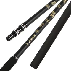 Cán Vợt CarBon - Cán Vợt Cá Size 2M1 - Nhẹ - Khỏe Phù Hợp Mọi Loại Vợt Trên Thị Trường