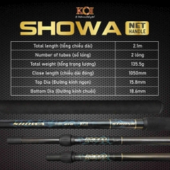 Gác Cần - Cán Vợt KOI SHOWA - NHẸ - CỨNG CÁP - Sản Phẩm Cao Cấp - Thiết Kế Tinh Tế 2026