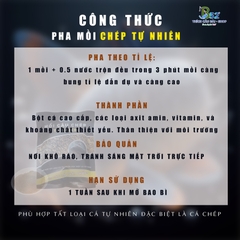 Combo 5 Gói Mồi Câu Chép - Cám Chép Câu Cá Tự Nhiên - Dịch Vụ - Thi Đấu - Mồi câu chép B52