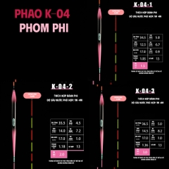 Combo 3 Cây Phao Nano K01 - K02 - K04 - Tín Hiệu Chuẩn - Tâm Sáng