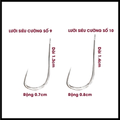 Mua 100 Tặng 100 Lưỡi Siêu Cường Có size (6, 8, 9, 10)