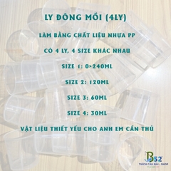 Ly Đông Mồi (4 cái/1 bộ)