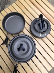 Bộ Nồi Chảo Ấm (cắm trại)