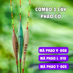 [COMBO 3 CÂY PHAO CỎ] Mã phao Y-008, L-010, T-005 - Thiết kế tinh tế - Tín Hiệu Chuẩn