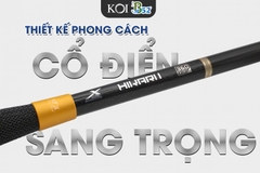 Cần KOI Hikari 4H Carbon Cao Cấp - Cần Nhẹ Nhàng - Thiết Kế Tinh Tế Cổ Điển | Có Size 2m7 - 3m6 - 3m9 - 4m5