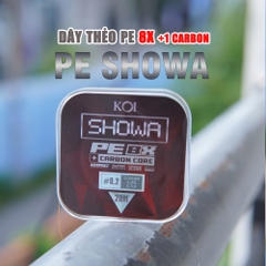 [MUA 1 NHẬN ƯU ĐÃI - MUA 2 CUỘN NHẬN 100 LƯỠI NANH SÓI] Dây PE Lõi Carbon Showa 8X + 1, Dây Nhỏ Tải Cao, Chống Rối