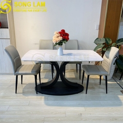 Bàn Ăn Crescent Base DT23
