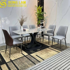 Bàn Ăn Crescent Base DT23