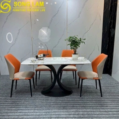 Bàn Ăn Crescent Base DT23