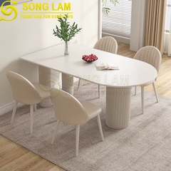 Bàn Ăn Pillar Ivory DT31