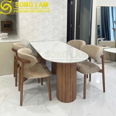 Bàn Ăn Pillar Ivory DT31