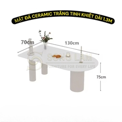 Bàn Ăn Pillar Ivory DT31