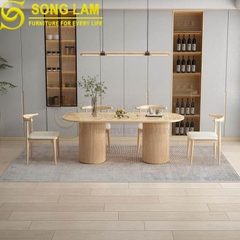 Bàn Ăn Ovaltine Wood DT33